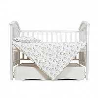 Сменная постель в детскую кроватку Единорог Comfort Twins 3054-C-064, 3 элемента, Toyman