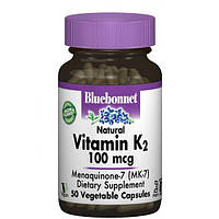 Витамин K Bluebonnet Nutrition Vitamin К2 100 mcg 50 Veg Caps ZZ, код: 7679203