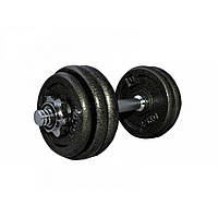 Гантель наборная DUMBELL SET LiveUp LS2311-15, 15 кг, 1 шт , Toyman