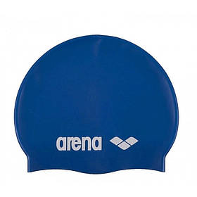 Шапка для плавання CLASSIC SILICONE Arena 91662-077 синій, білий, OSFM, Toyman