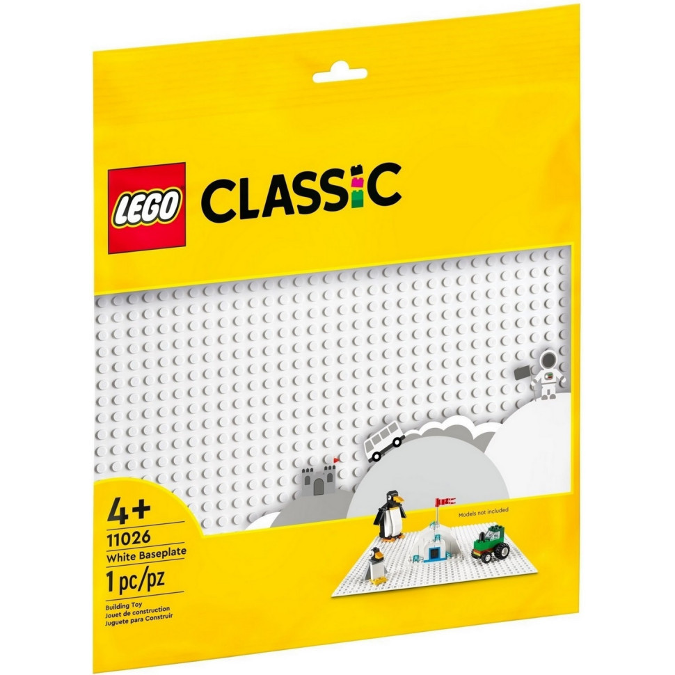 Конструктор LEGO Classic Базова пластина білого кольору 11026, Toyman