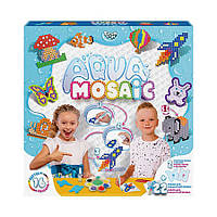 Набор креативного творчества Aqua Mosaic Danko Toys AM-01-02, 16 цветов бусинок KS, код: 8328302