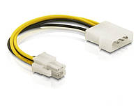 Кабель живлення внутрішній Delock ATX(EPS) 4p-MoleX M M 0.15m прямий P4(70.08.2391) ZZ, код: 7455313