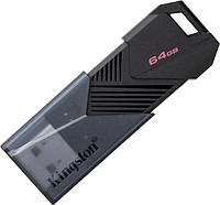 Флешпам'ять Kingston DT Exodia M 64 GB Black USB 3.2 KS, код: 8266307