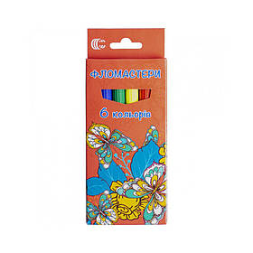 Дитячі Фломастери "Картон" COLOR-IT 950-6 6 кольорів Вид 2, Toyman
