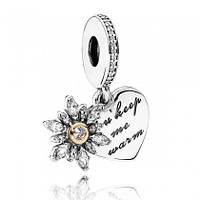 Серебряная подвеска-шарм Pandora 792012CZ ZZ, код: 7359742