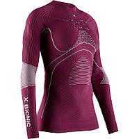 Термокофта X-Bionic Energy Accumulator 4.0 Shirt Round Neck Long Sleeve Women Plum XS (1068-E KS, код: 8072476