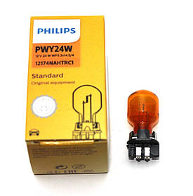 Автолампа PHILIPS 12174NAHTRC1 HiPerVision 12 V 24 W WP3, 3x14,5 4 IB, код: 6721343