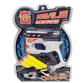 Пістолет іграшковий Bambi 826-35A стріляє поролоновими кулями, Toyman