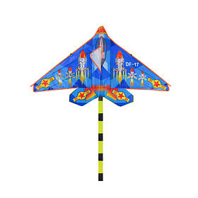 Повітряний змій "Літак" Bambi VZ2212 200 см Синій, Toyman