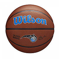 Мяч баскетбольный Wilson NBA TEAM ALLIANCE BSKT ORL MAGIC 295 SZ7 IB, код: 7815067