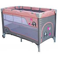 Манеж - кроватка Слонёнок Baby Mix HR-8052 pink 36409, Toyman