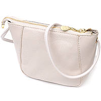 Женская сумка через плечо из натуральной кожи Vintage 22299 Белая GL, код: 8374497