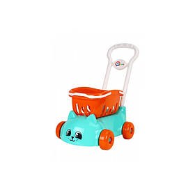 Дитячий ігровий візок "Котик" ТехноК 6924TXK з кошиком, Toyman