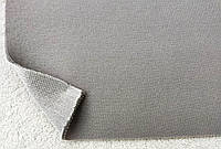 Ткань потолочная серая для авто, структурированная на поролоне с сеткой (КУСОК 48 см. х 180 см.)