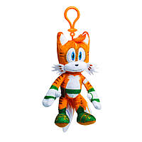 Мягкая игрушка на клипсе Тэйлз SONIC PRIME SON7004C 15 см, Toyman