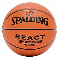 Мяч баскетбольный TF-250 React In/Out Ball Spalding 76801Z, №7, Toyman