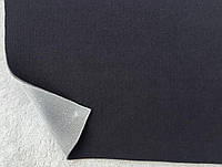 Потолочная ткань для авто Графіт, авто велюр на поролоне с сеткой (КУСОК 76 см. х 174 см.)