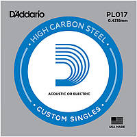 Струна D'Addario PL017 Plain Steel .017 KS, код: 6839064