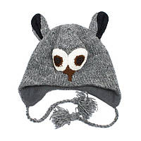 Шапка с ушками Kathmandu Owl Animals Оne size Темный Серый (22948) KS, код: 1483109