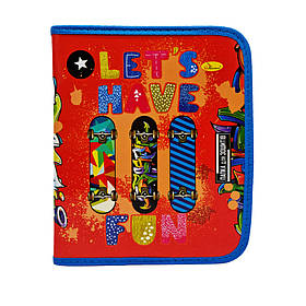 Папка для зошитів В5 Апельсин ПШ-01  на блискавці Let`s have fun, Toyman