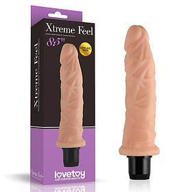 Високошвидкісний вібратор Lovetoy Xtreme Feel Cyberskin Vibrator 22 см Тілесний IB, код: 7547076