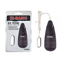 Вибропуля с пультом управления Chisa Be Mine Bullet Vibrator Black IB, код: 7991410