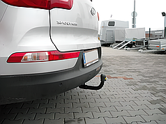 Фаркоп Kia Sportage 3 SL 2010-2015 (Кіа Спортейдж 3) швидкоз'ємний на ключах