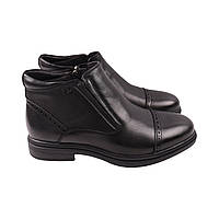 Ботинки мужские Clemento черные натуральная кожа 73-24ZH 40 MN, код: 8333534