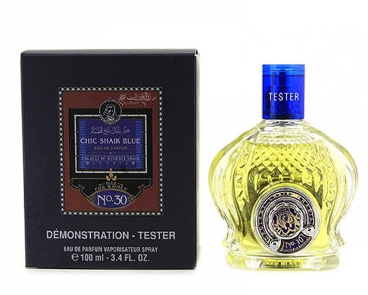 Shaik Chic Shaik Blue No30 парфумована вода 100 ml. (Тестер Шейх Шик Шейх Блю No30), фото 2