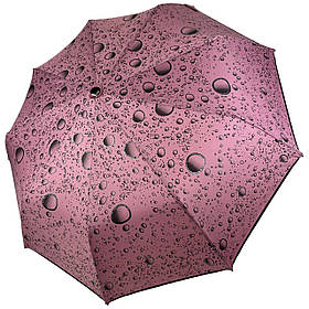 Жіноча парасолька напівавтомат на 9 спиць антивітер з бульбашками від Toprain ніжно-рожева TR0541-8 IB, код: 8324122