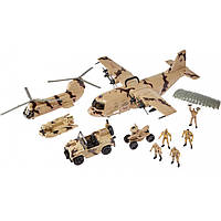 Солдатики военные "Z military team" ZIPP Toys 1828-95A военный самолет, World-of-Toys