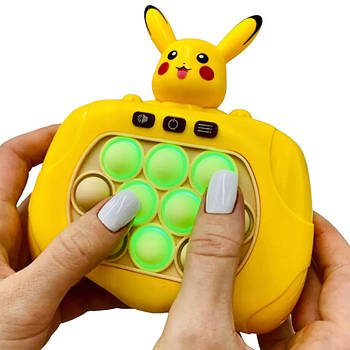Іграшка антистрес Рop It Pokemon, на батарейках, Колір Рандом / Консоль поп іт / Приставка поп іт