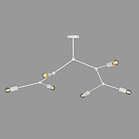 Металлическая люстра на 6 ламп Lightled 61-L171-6 WH TP, код: 8123605