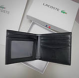 Чоловічий шкіряний гаманець Lacoste, фото 3