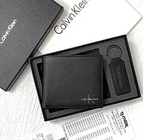 Чоловічий брендовий гаманець Calvin Klein Lux + брелок