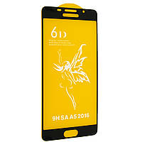 Защитное стекло 6D Premium Glass 9H Full Glue для Samsung A5 2016 A510 Black (00005828) GL, код: 1258913