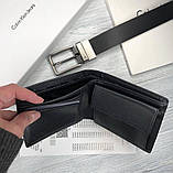 Чоловічий подарунковий набір Calvin Klein ремінь і гаманець, фото 8