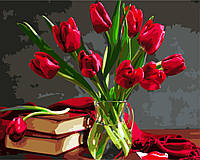 Картина по номерам BrushMe Букет тюльпанов 40х50 см BS8115 GL, код: 8263237