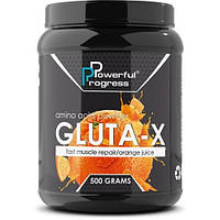 Глютамин для спорта Powerful Progress Gluta Х 500 g 30 servings Orange GL, код: 7520778