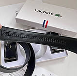 Двосторонній ремінь із двома пряжками Lacoste, фото 6