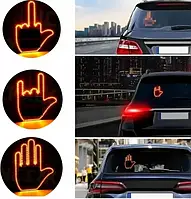 Светодиодная рука LED лампа с жестами для авто Hand Light c пультом управления RG