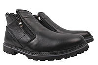 Черевики на платформі чоловічі Maxus Shoes натуральна шкіра чорний 27-9 22ZHC 42 MN, код: 7363777