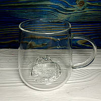Чашка стеклянная Холодная гора 370 мл (59134)