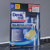 Таблетки для посудомийки Denkmit Revolution 40 tabs