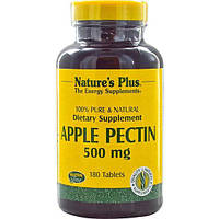 Яблочный уксус Nature's Plus Apple Pectin 500 mg 180 Tabs GL, код: 7518069
