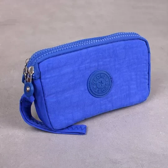 Місткий та елегантний гаманець на блискавці з трьома відсіками, фото 1