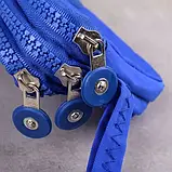 Місткий та елегантний гаманець на блискавці з трьома відсіками, фото 3