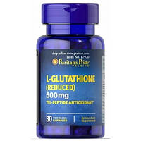 Глутатион Puritan's Pride L-Glutathione 500 mg 30 Caps MN, код: 7797495