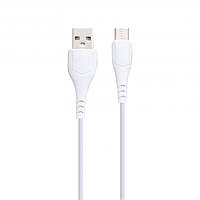 Кабель Borofone BX37 Wieldy USB - microUSB 2,4А 1m Белый MN, код: 7707963